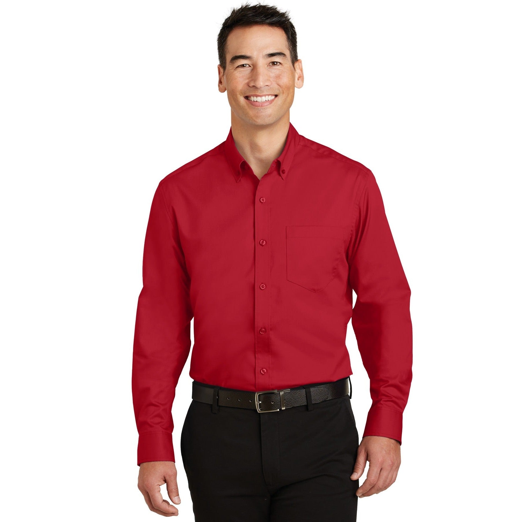 Port Authority-Port Authority® SuperPro™ Twill Shirt. S663-MedTech-3